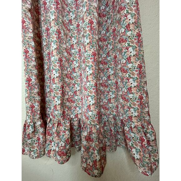 Indie & Co. Dress X-Small Amelia Floral Cottage Core Ruffle Like New Feminine - Picture 10 of 16